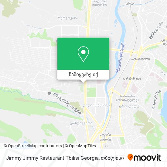 Jimmy Jimmy Restaurant Tbilisi Georgia რუკა