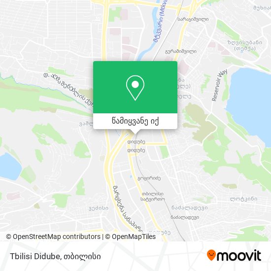 Tbilisi Didube რუკა