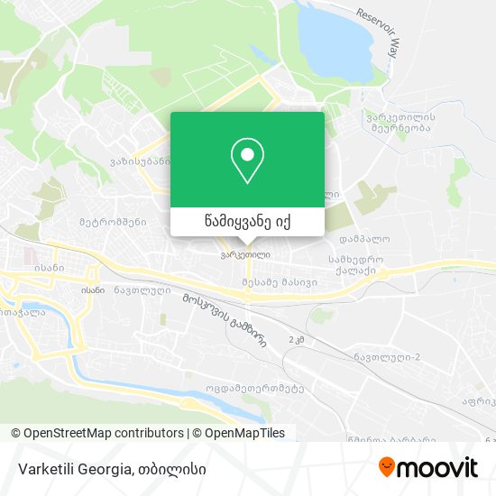 Varketili Georgia რუკა