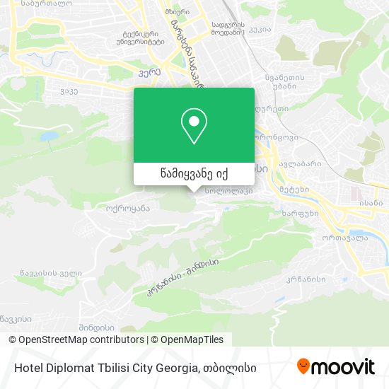 Hotel Diplomat Tbilisi City Georgia რუკა