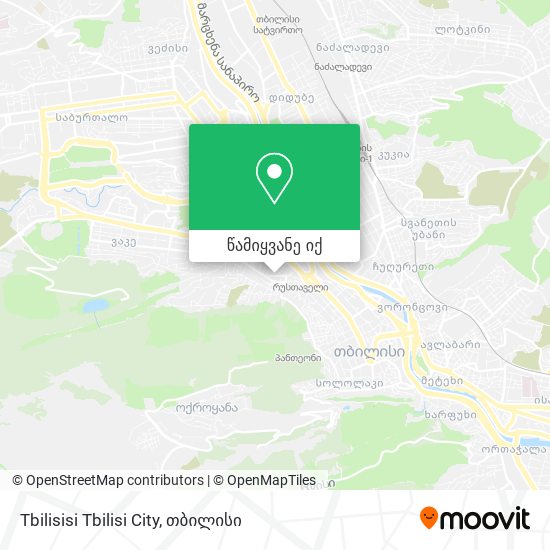 Tbilisisi Tbilisi City რუკა