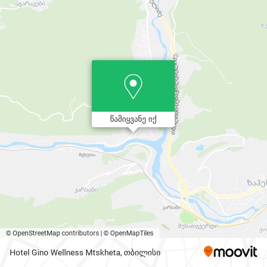 Hotel Gino Wellness Mtskheta რუკა