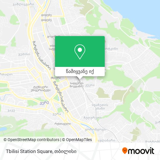 Tbilisi Station Square რუკა