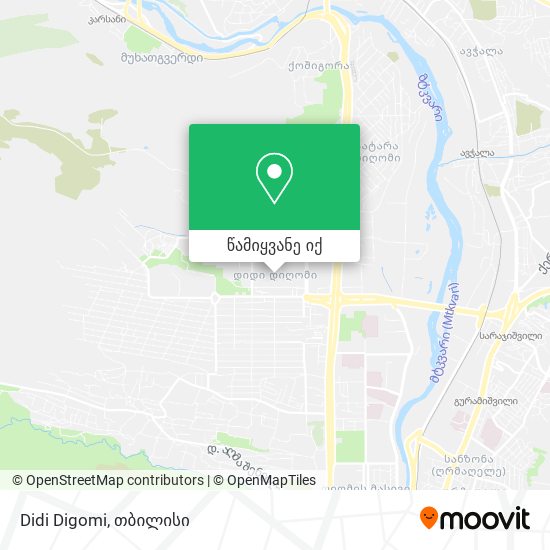 Didi Digomi რუკა