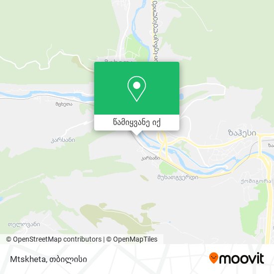 Mtskheta რუკა