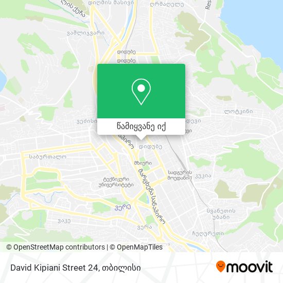 David Kipiani Street 24 რუკა
