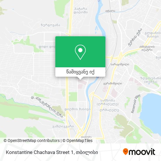 Konstantine Chachava Street 1 რუკა