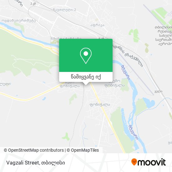 Vagzali Street რუკა