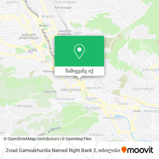 Zviad Gamsakhurdia Named Right Bank 2 რუკა