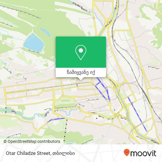 Otar Chiladze Street რუკა