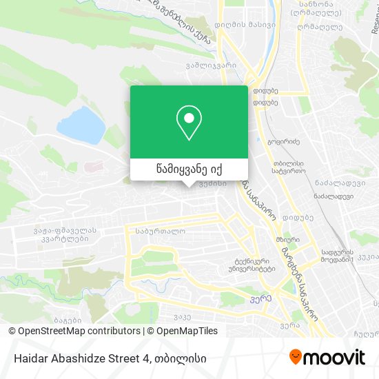 Haidar Abashidze Street 4 რუკა