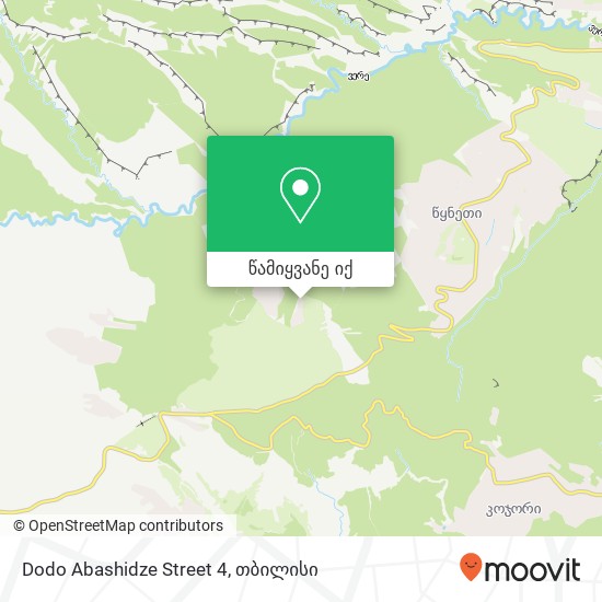 Dodo Abashidze Street 4 რუკა