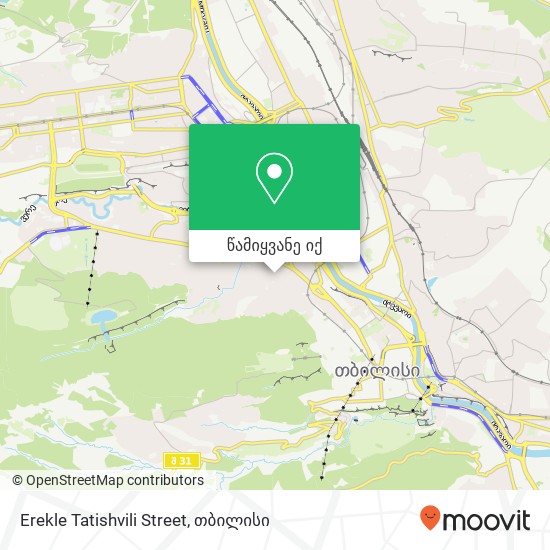 Erekle Tatishvili Street რუკა