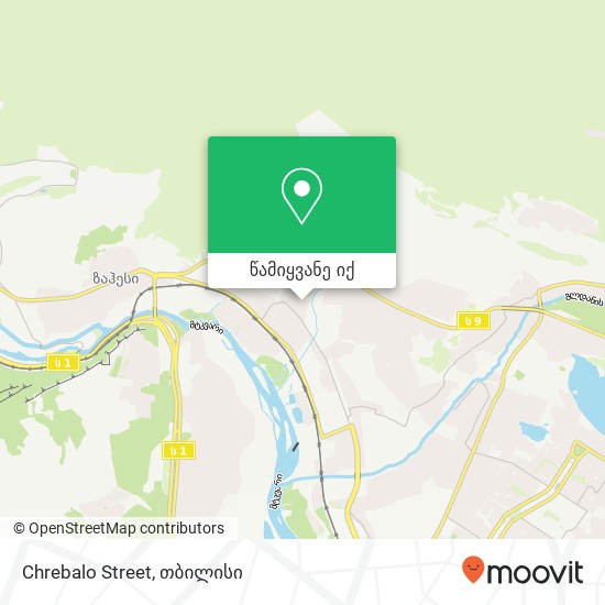 Chrebalo Street რუკა