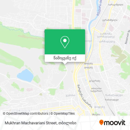 Mukhran Machavariani Street რუკა