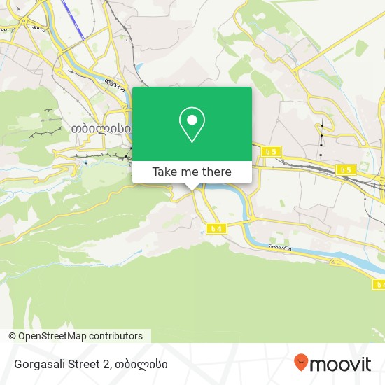 Gorgasali Street 2 რუკა