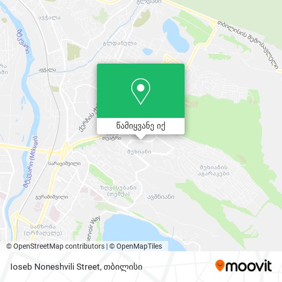 Ioseb Noneshvili Street რუკა
