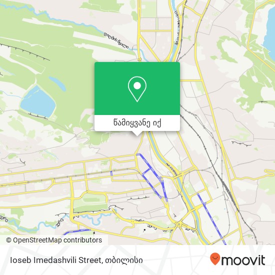 Ioseb Imedashvili Street რუკა