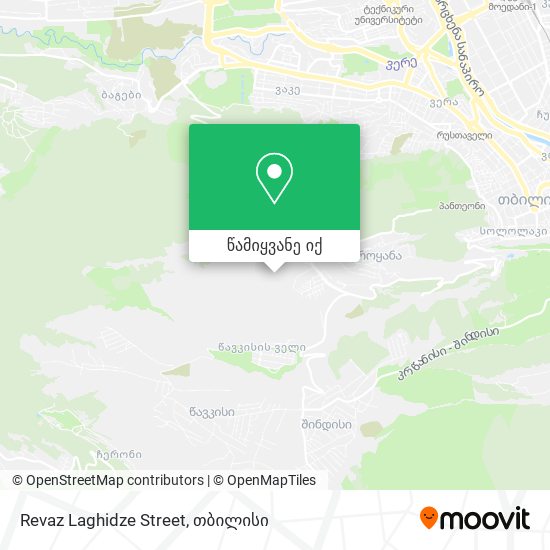 Revaz Laghidze Street რუკა