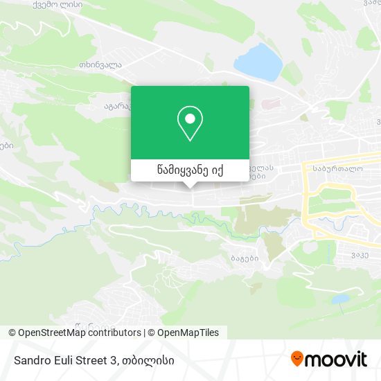 Sandro Euli Street 3 რუკა