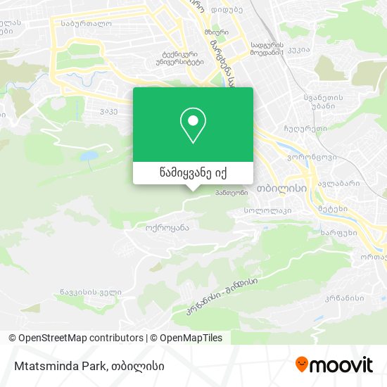 Mtatsminda Park რუკა