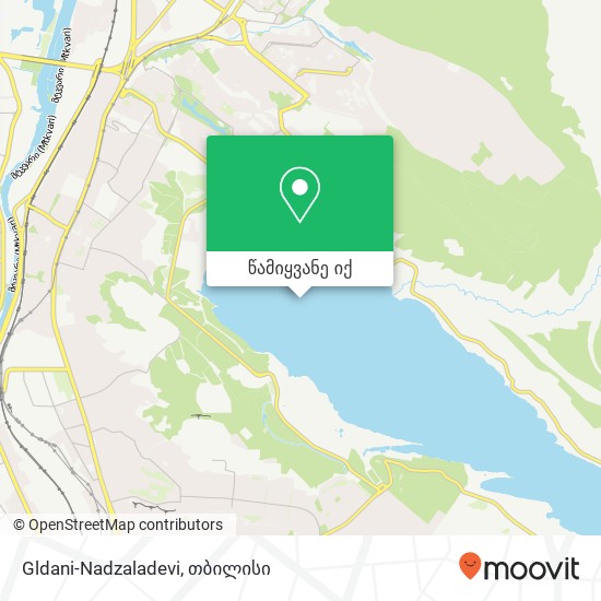 Gldani-Nadzaladevi რუკა