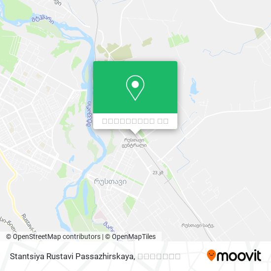 Stantsiya Rustavi Passazhirskaya რუკა