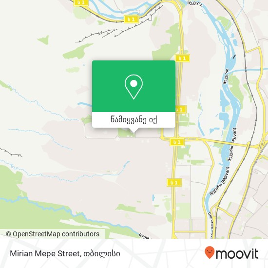 Mirian Mepe Street რუკა