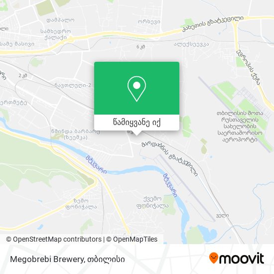 Megobrebi Brewery რუკა
