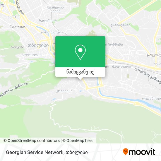 Georgian Service Network რუკა