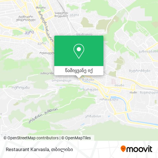 Restaurant Karvasla რუკა
