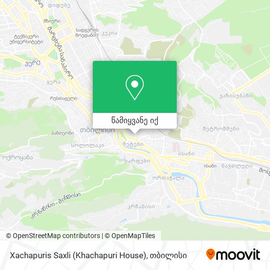 Xachapuris Saxli (Khachapuri House) რუკა