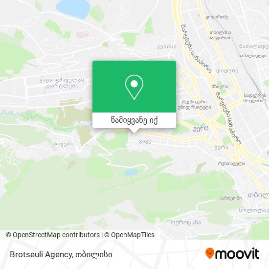 Brotseuli Agency რუკა