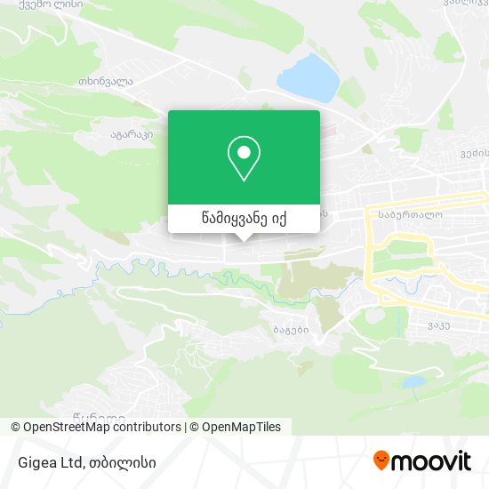 Gigea Ltd რუკა