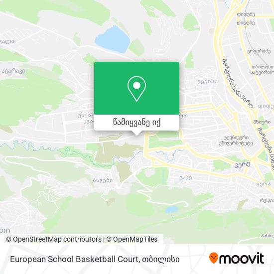 European School Basketball Court რუკა