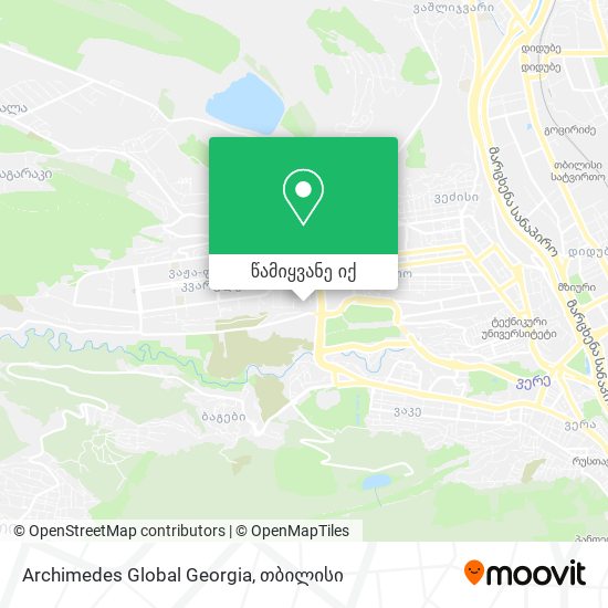 Archimedes Global Georgia რუკა