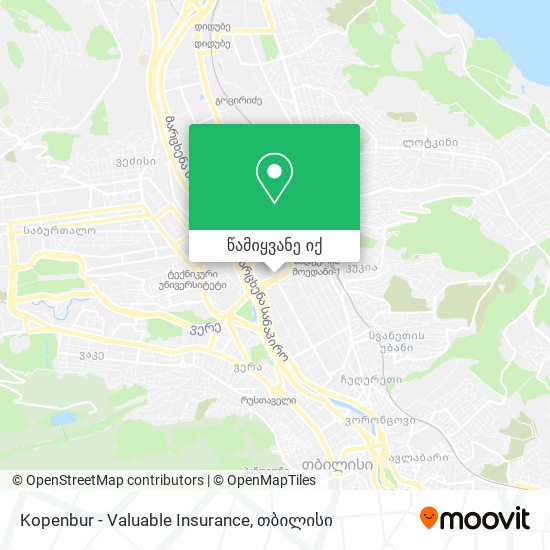 Kopenbur - Valuable Insurance რუკა