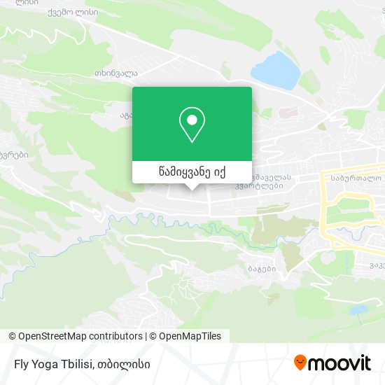Fly Yoga Tbilisi რუკა