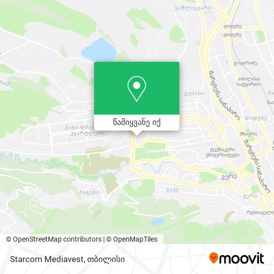 Starcom Mediavest რუკა