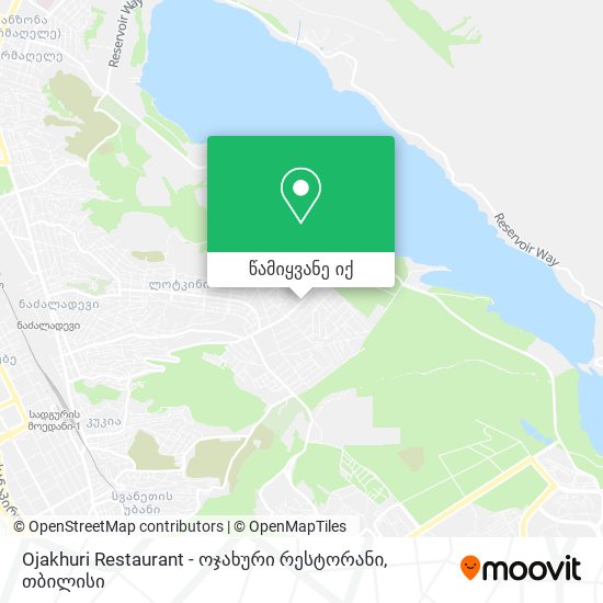 Ojakhuri Restaurant - ოჯახური რესტორანი რუკა