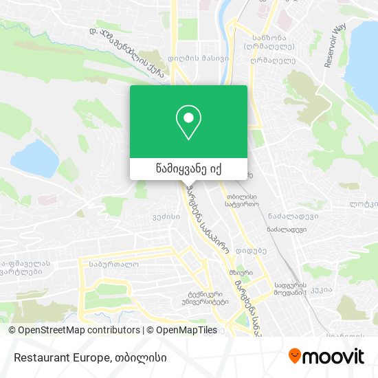 Restaurant Europe რუკა