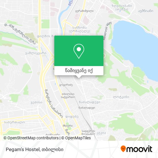 Pegam's Hostel რუკა