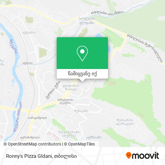Ronny's Pizza Gldani რუკა