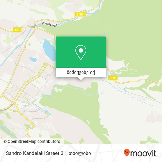 Sandro Kandelaki Street 31 რუკა
