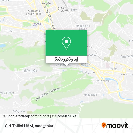 Old Tbilisi N&M რუკა