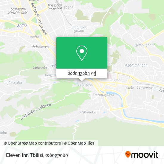 Eleven Inn Tbilisi რუკა