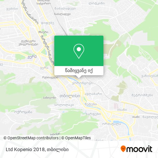 Ltd Kopenio 2018 რუკა