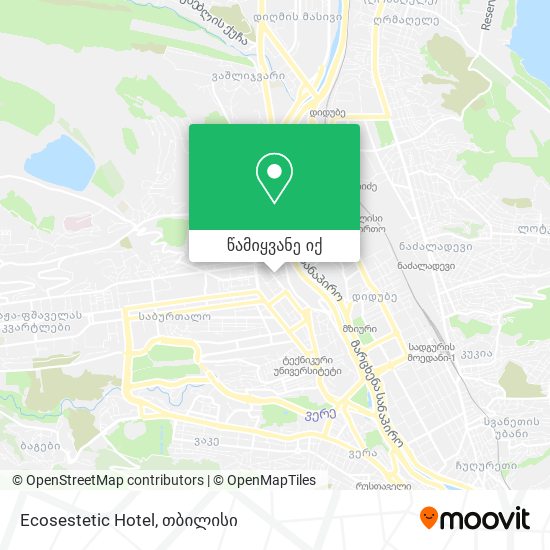 Ecosestetic Hotel რუკა
