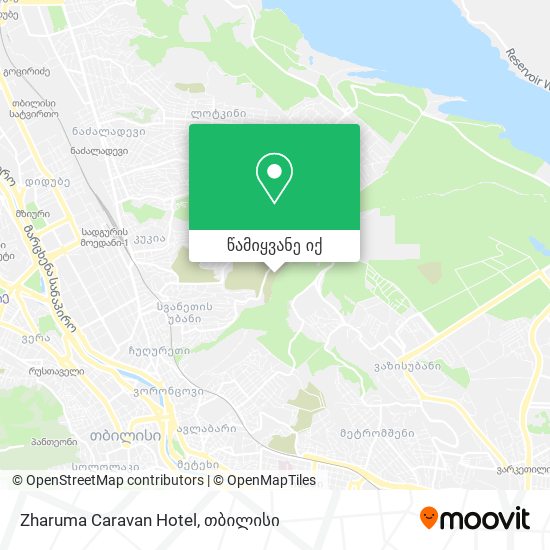 Zharuma Caravan Hotel რუკა