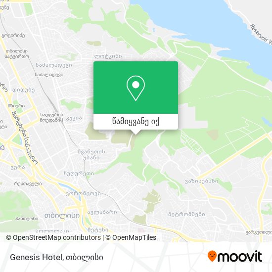 Genesis Hotel რუკა
